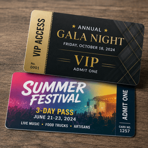Card tickets