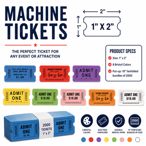 Machine tickets