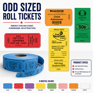 Odd size tickets