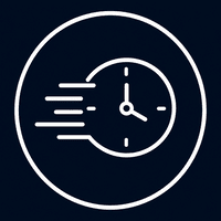 a fast clock icon