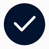a checkmark icon