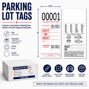 Parking lot tags