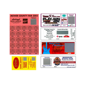 Scratch off tickets