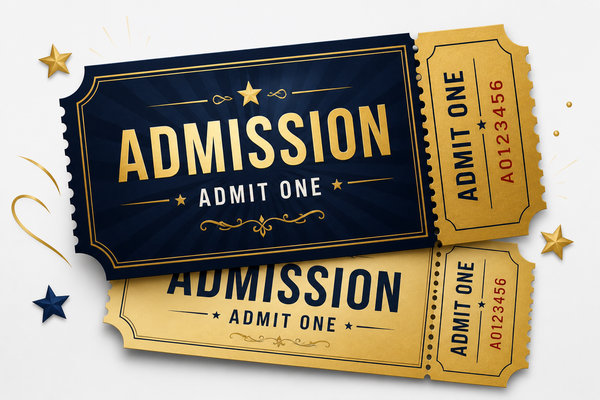 Admission tickets